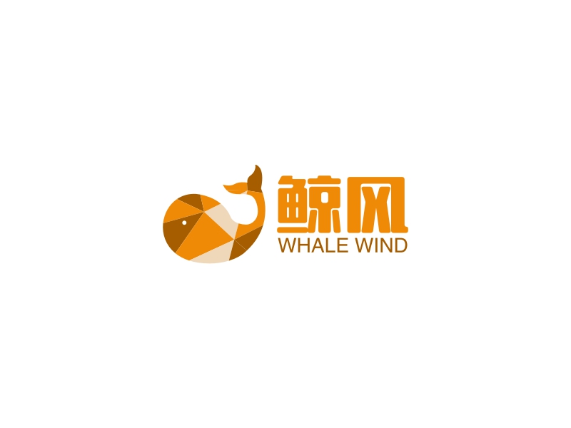 鲸风 logo | 一键设计it科技 logo - 标小智