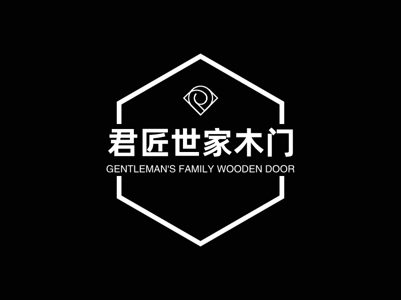 君匠世家木门 logo | 一键设计 logo - 标小智