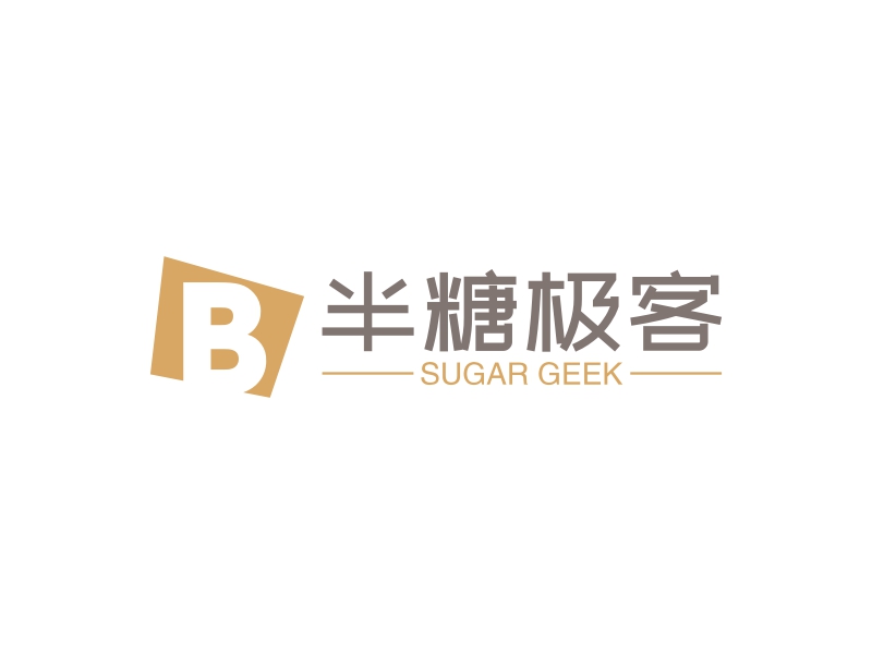 半糖极客logo设计 - 标小智
