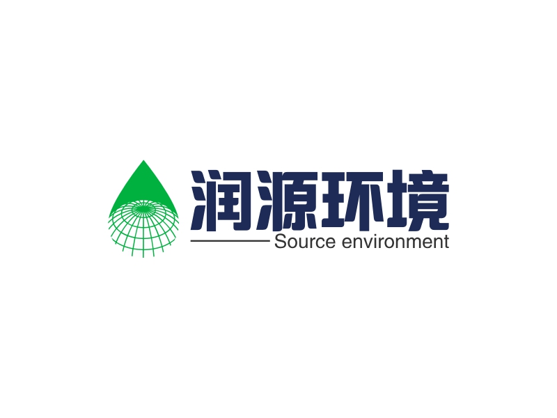 润源环境logo设计 - 标小智