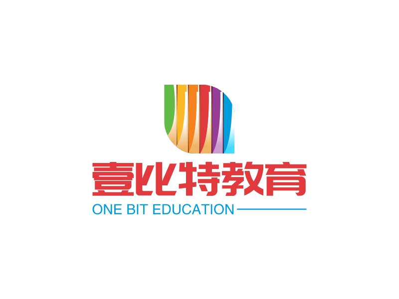 壹比特教育logo设计