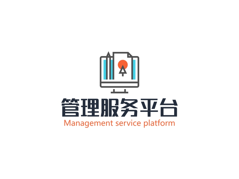 管理服务平台 logo | 一键设计地产酒店 logo - 标小智