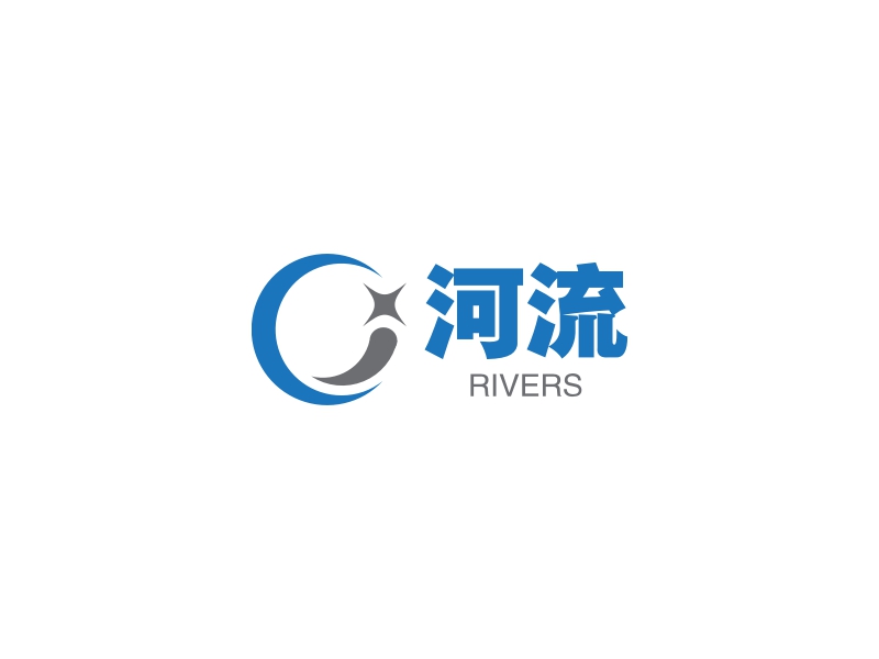 河流logo设计 - 标小智