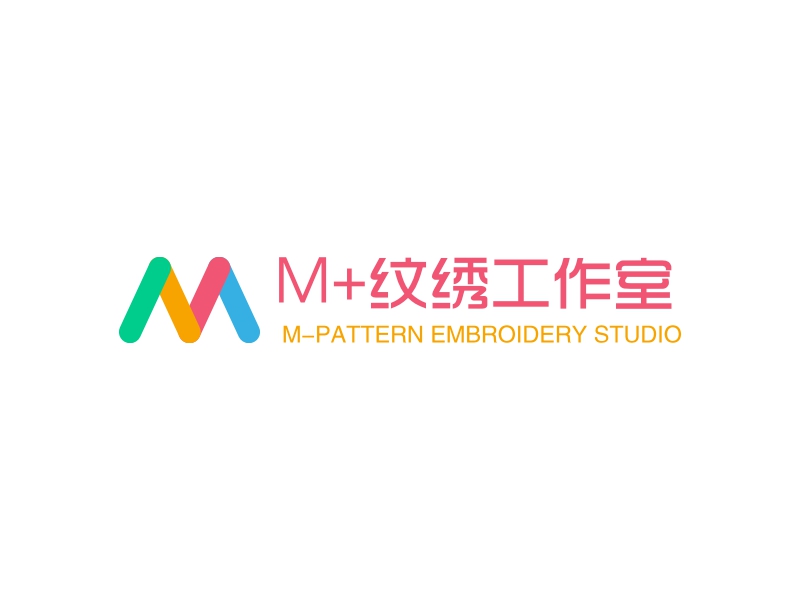 M+纹绣工作室 logo | 一键设计 logo - 标小智