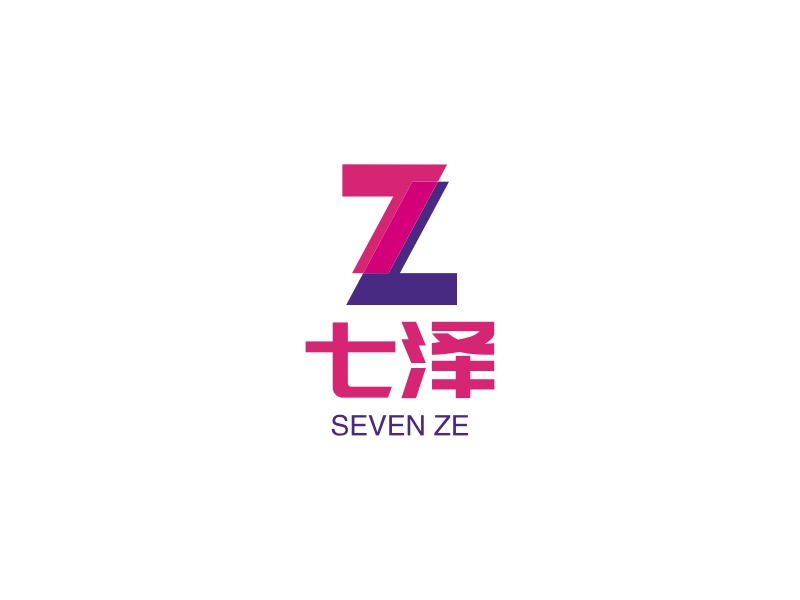 七泽 logo | 一键设计 logo - 标小智
