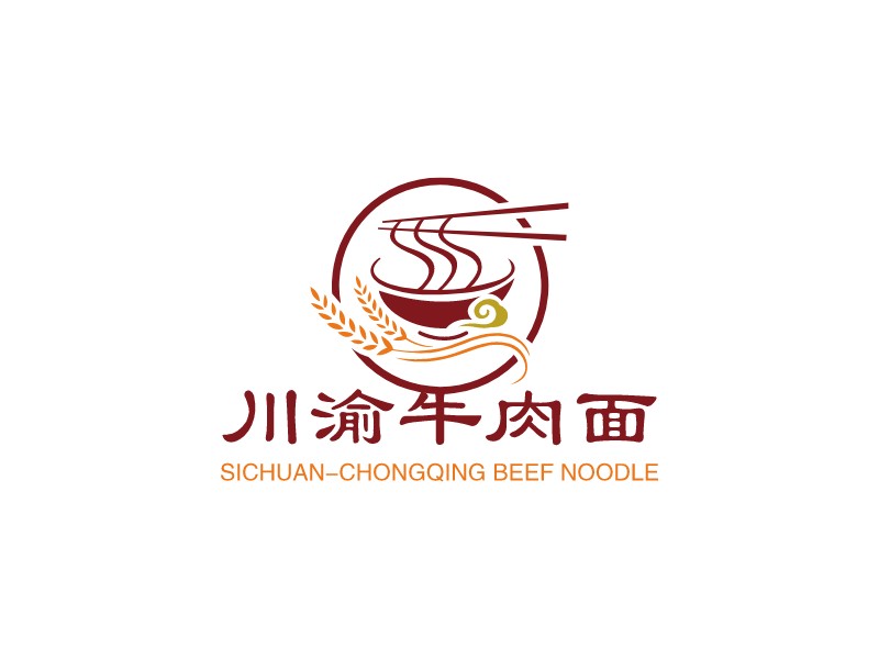 川渝牛肉面 Logo Maker - Design 川渝牛肉面 logos online