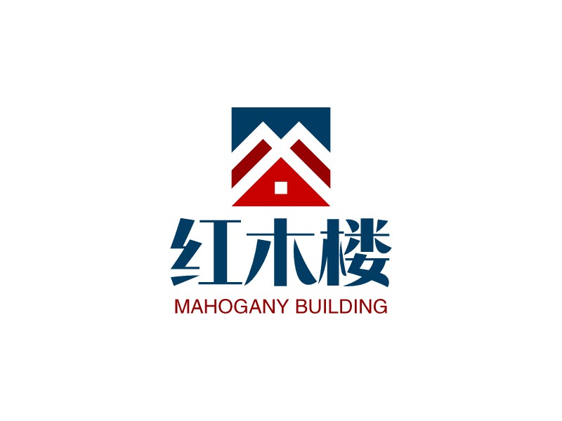 红木楼logo设计 - 标小智