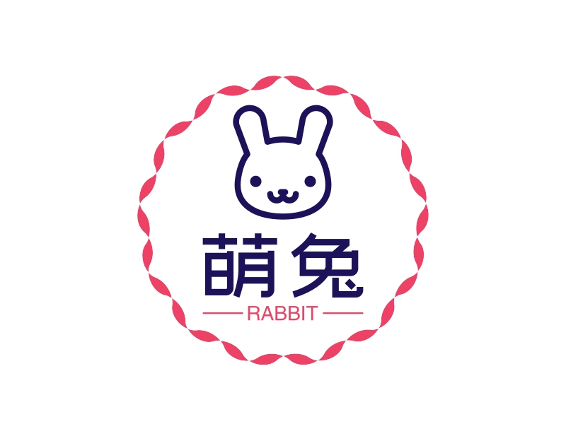 萌兔 logo | 一键设计徽章背景 logo - 标小智