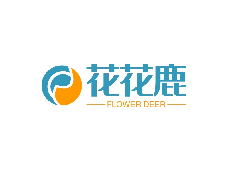 花花鹿LOGO设计