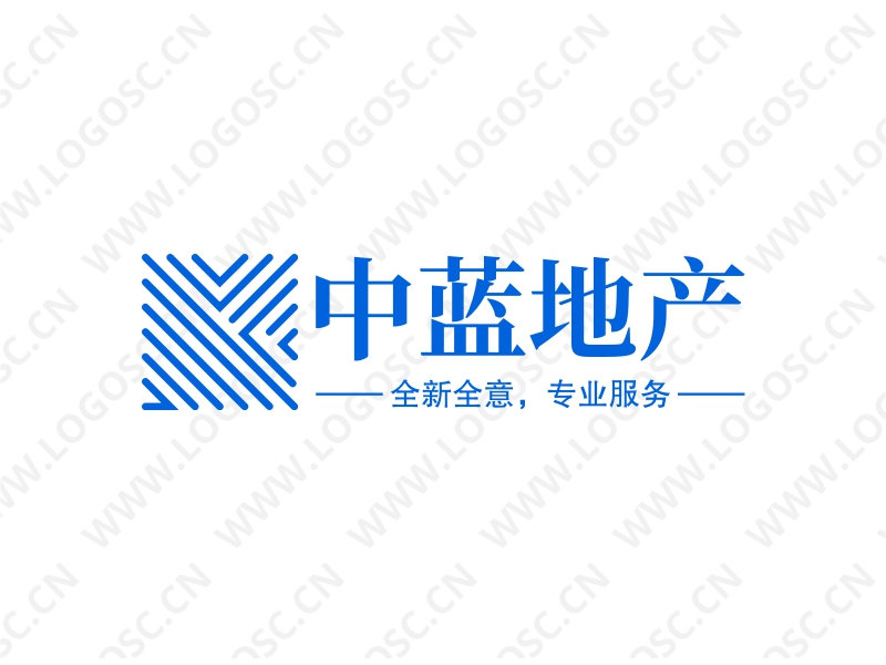 中蓝地产 logo | 一键设计 logo - 标小智