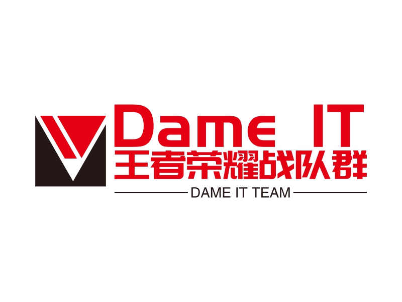 Dame IT 王者荣耀战队群 Logo Maker - Design Dame IT 王者荣耀战队群 logos online
