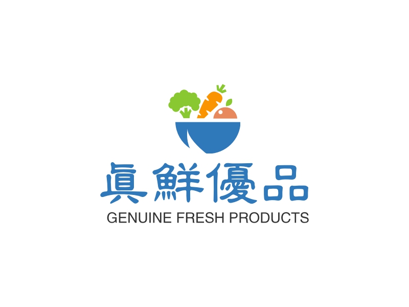 真鲜优品logo设计