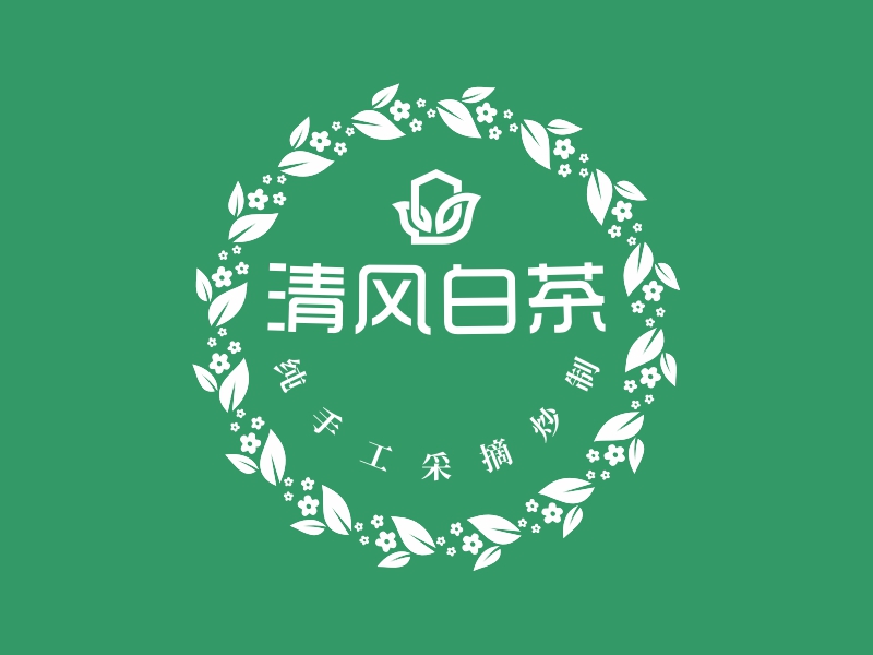 清风白茶 Logo Maker - Design 清风白茶 logos online