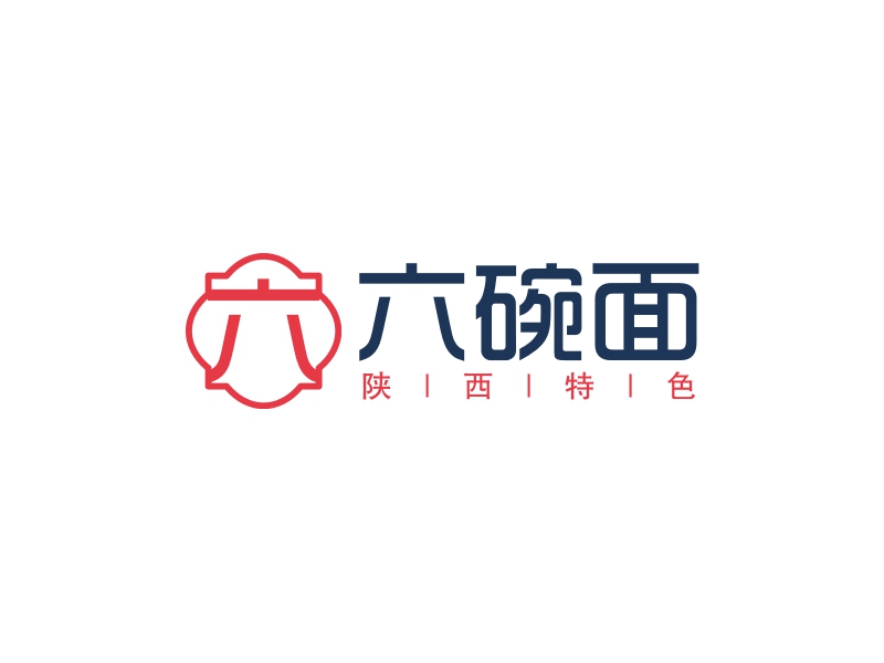 六碗面logo设计