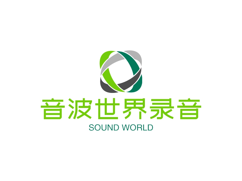 音波logo设计素材，音波logo图片png创意模板在线制作 - 标小智