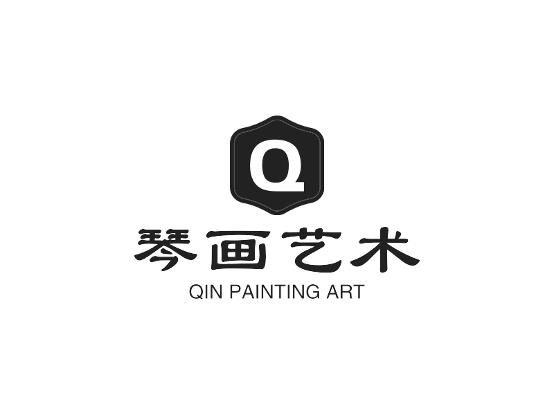 琴画艺术logo设计