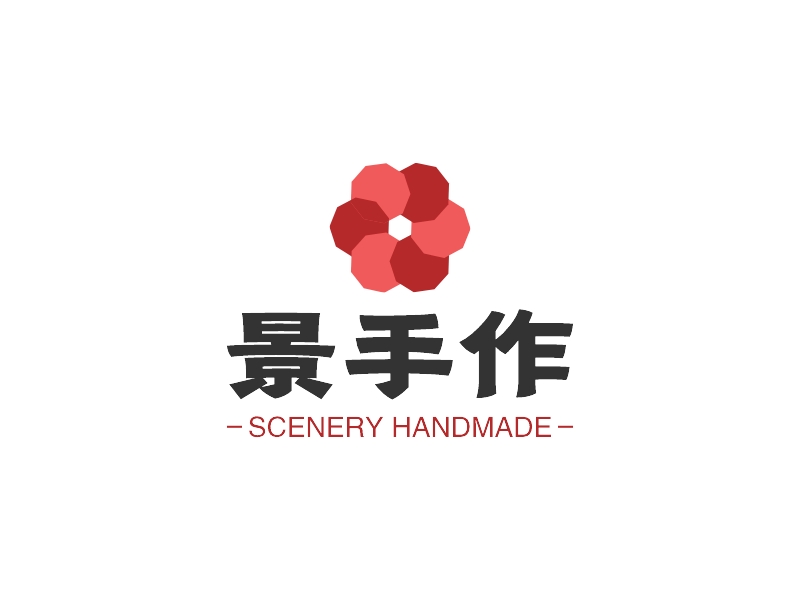 景手作 logo | 一键设计公益非盈利 logo - 标小智