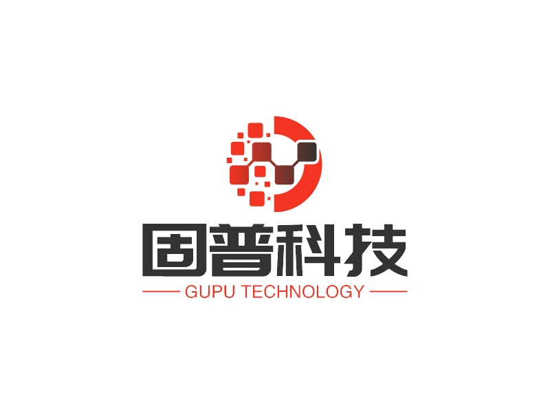 固普科技 logo | 一键设计it科技 logo - 标小智