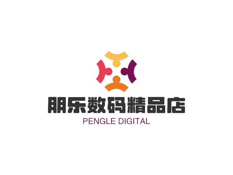 朋乐数码精品店LOGO设计