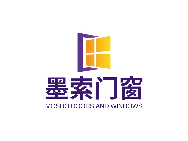 墨索门窗 logo | 一键设计 logo - 标小智