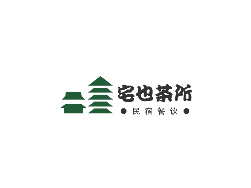 宅也茶所 Logo Maker - Design 宅也茶所 logos online