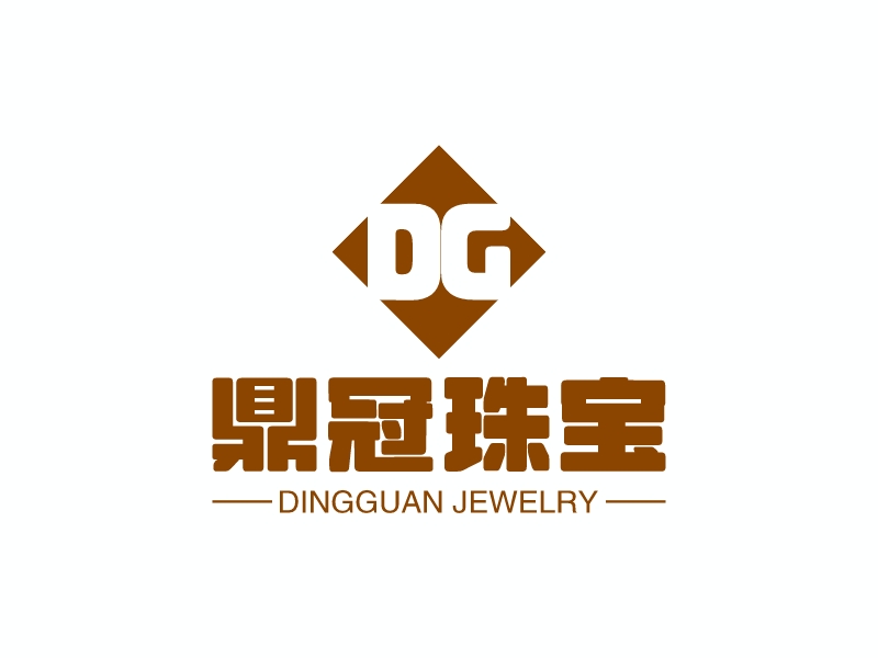 鼎冠珠宝logo设计