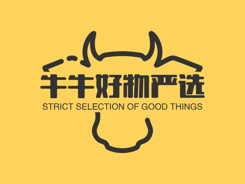 牛牛好物严选 logo | 一键设计 logo - 标小智