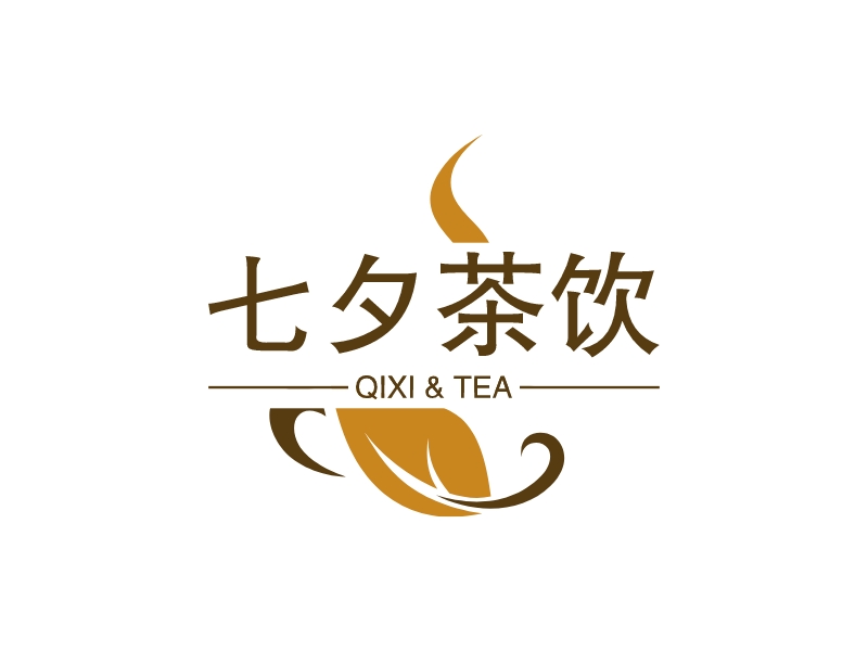 七夕茶饮logo设计