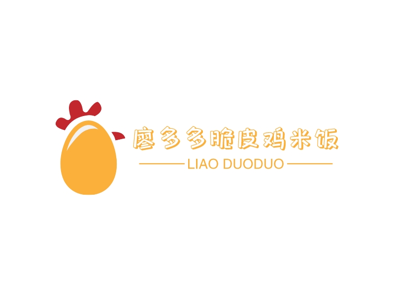 廖多多脆皮鸡米饭 Logo Maker - Design 廖多多脆皮鸡米饭 logos online