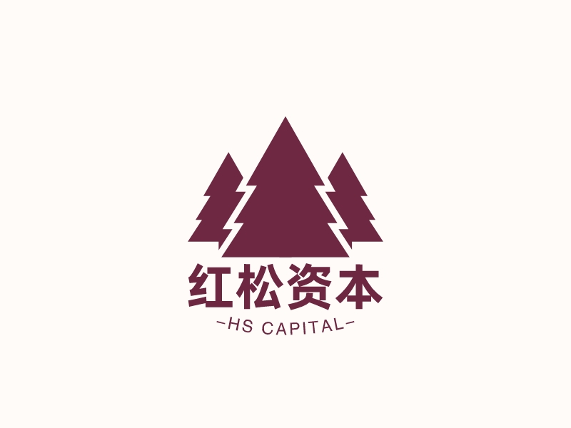 红松资本logo设计