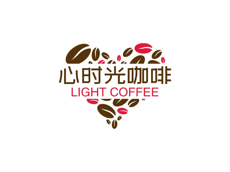 心时光咖啡logo设计