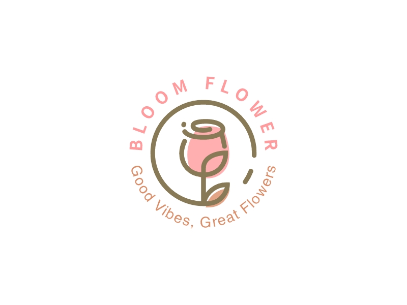 Good Vibes, Great Flowerslogo设计