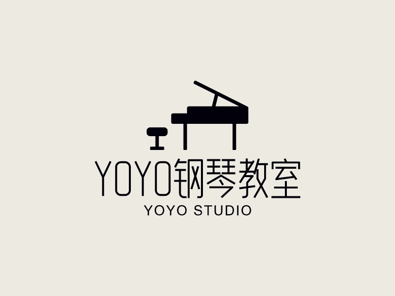 YOYO钢琴教室 Logo Maker - Design YOYO钢琴教室 logos online