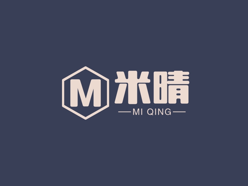 米晴logo设计