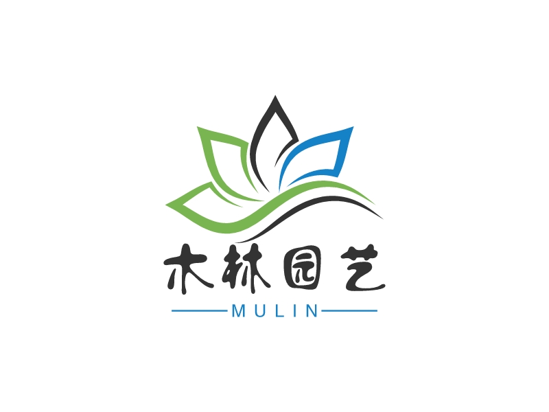 木林园艺logo设计