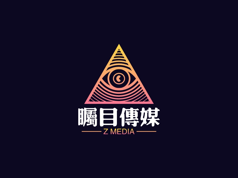 瞩目传媒LOGO设计