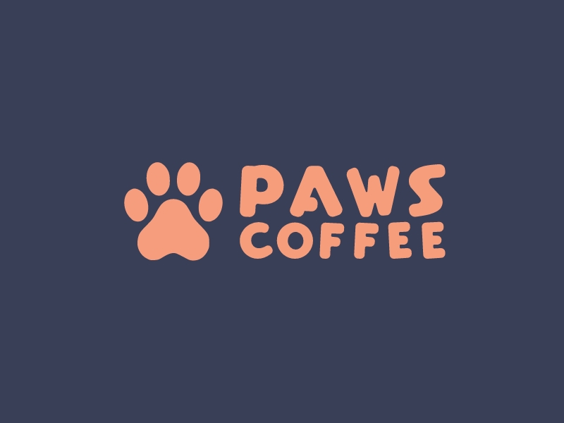 paws coffeelogo设计
