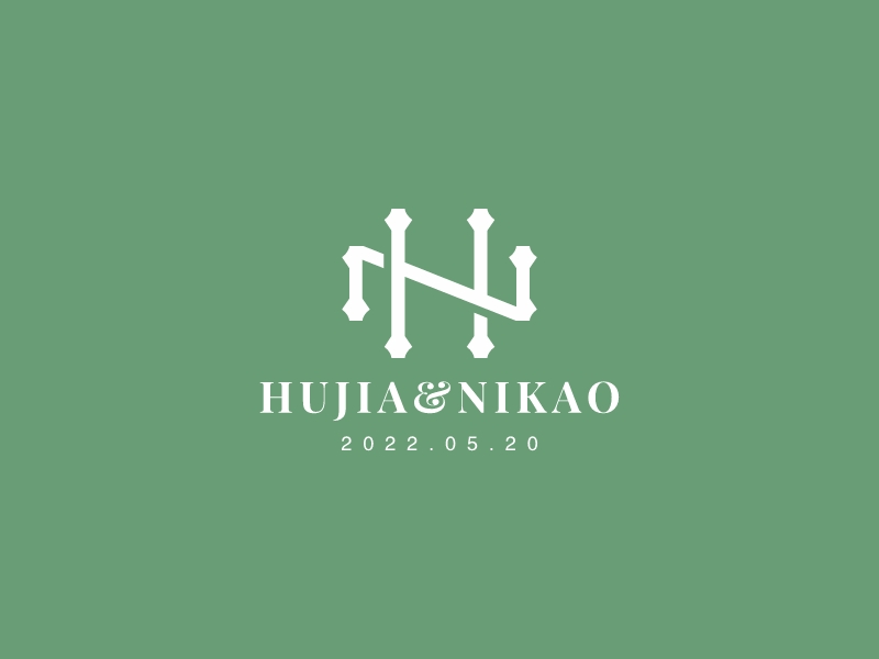 HUJIA&NIKAOlogo设计