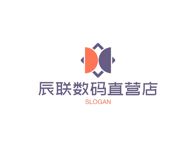 辰联数码直营店 logo | 一键设计it科技 logo - 标小智