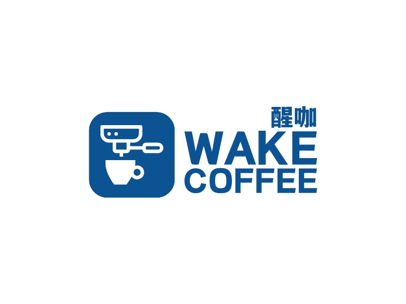 wake coffeelogo设计