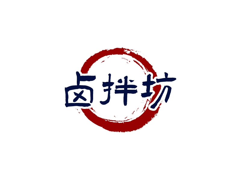 卤拌坊logo设计