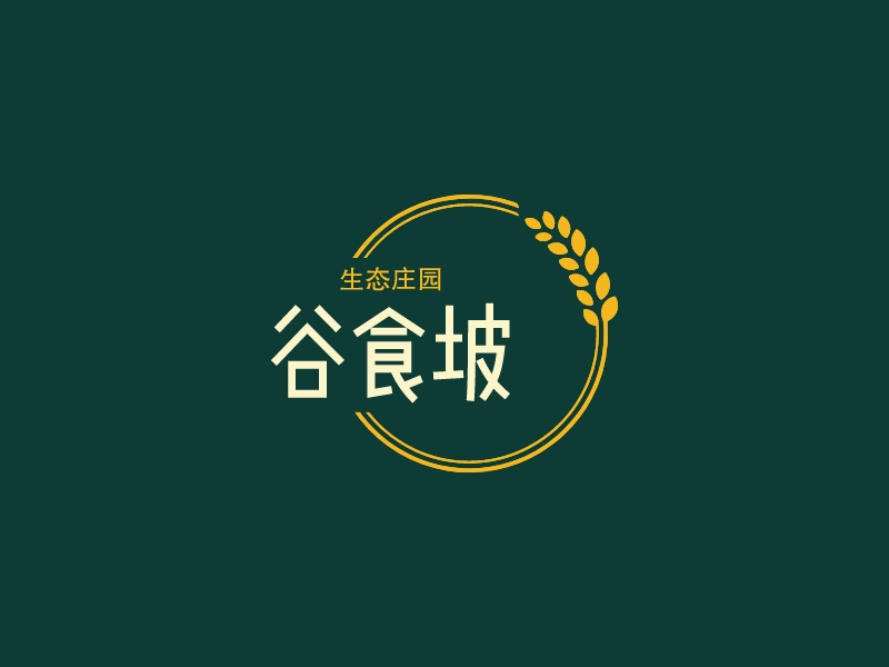 谷食坡logo设计