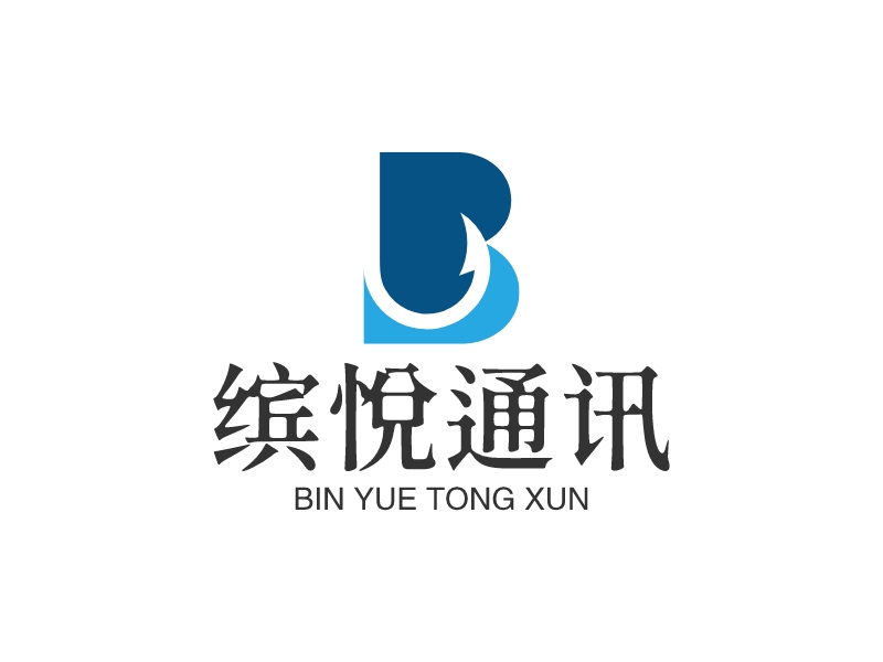 缤悦通讯logo设计 - 标小智