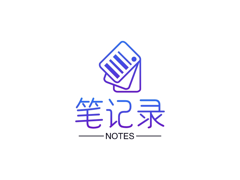 笔记录 logo | 一键设计it科技 logo - 标小智
