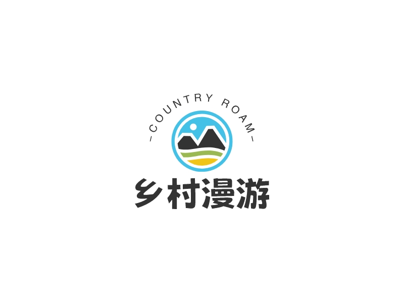 乡村漫游logo设计