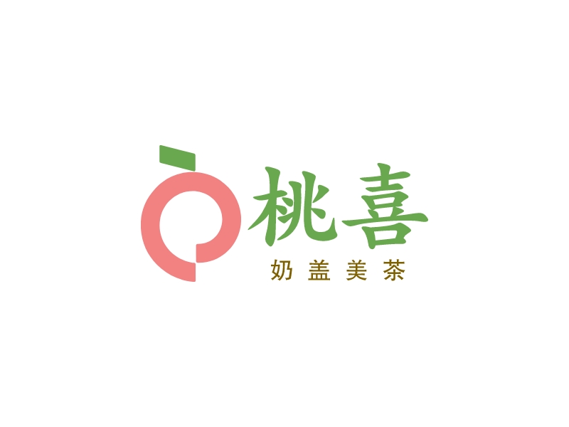 桃喜logo设计