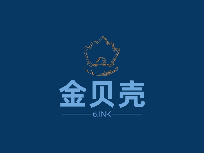 金贝壳logo设计 - 标小智