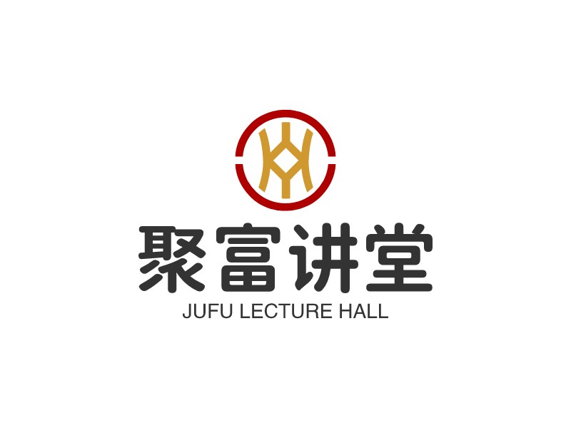 聚富讲堂logo设计