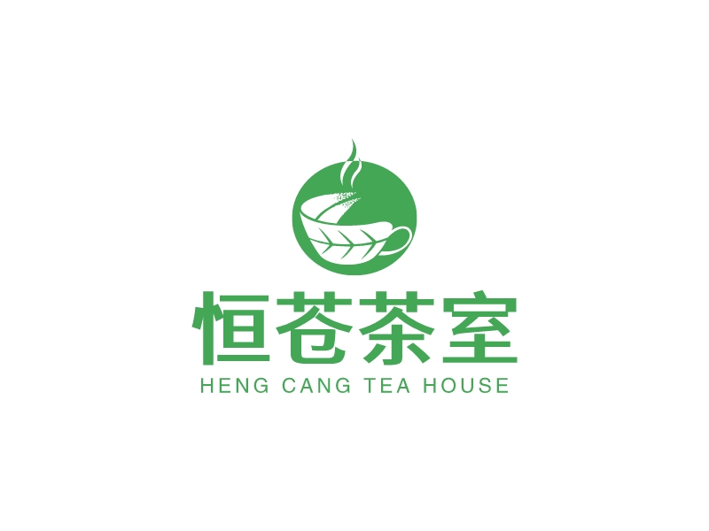 恒苍茶室logo设计