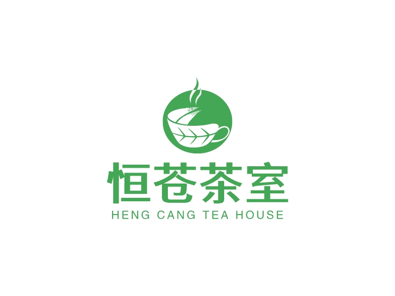 恒苍茶室LOGO设计